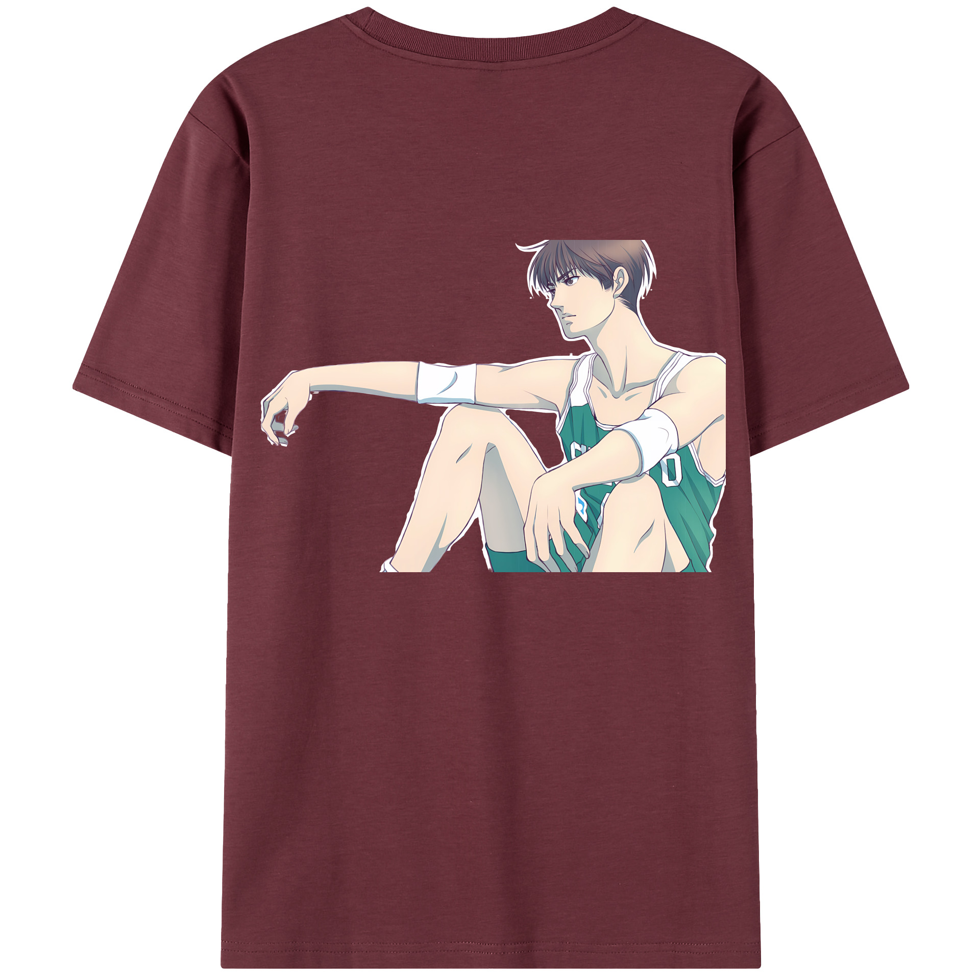 SLAM DUNK／スラムダンク 綿100％半袖Tシャツ（背面プリント）